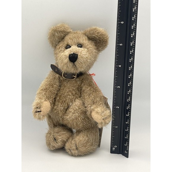 Vtg 1995 Boyds Bears Humboldt Collection Studded Leather Collar Jointed Plush - Picture 2 of 9
